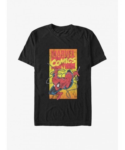 Marvel Spider-Man Wrapped In Webs Big & Tall T-Shirt $8.85 T-Shirts