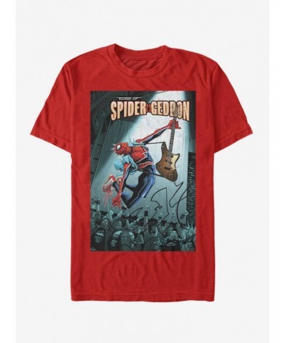 Marvel Spider-Man Spider-Geddon Rock Guitar Aug.18 T-Shirt $7.07 T-Shirts