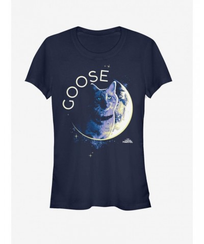 Marvel Captain Marvel Goose Moon Girls T-Shirt $7.57 T-Shirts