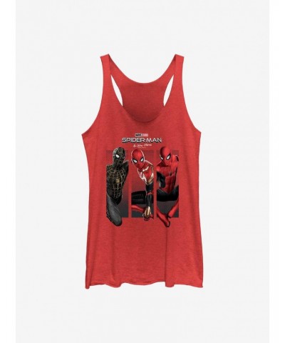 Marvel Spider-Man: No Way Home Three Poses Girls Tank $6.63 Tanks