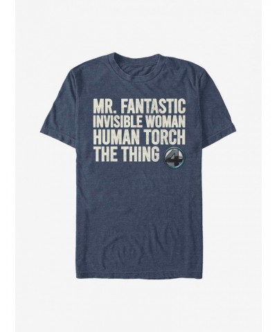 Marvel Fantastic Four Fantastic Stack T-Shirt $9.18 T-Shirts