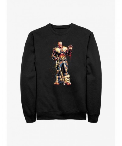Marvel Thor: Love And Thunder Splatter Paint Sweatshirt $11.22 Sweatshirts