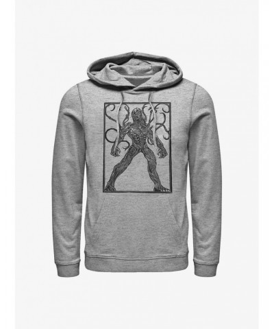 Marvel Eternals Kro Woodcut Hoodie $15.80 Hoodies