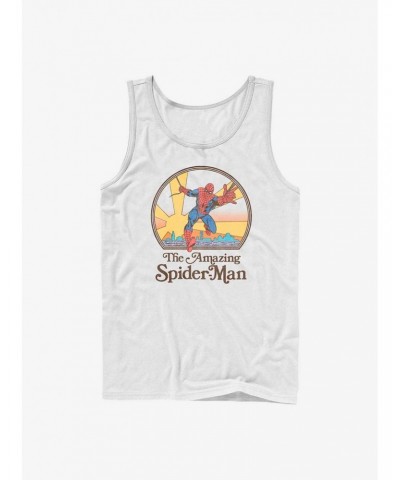 Marvel Spider-Man 70's Throwback Tank $9.16 Tanks