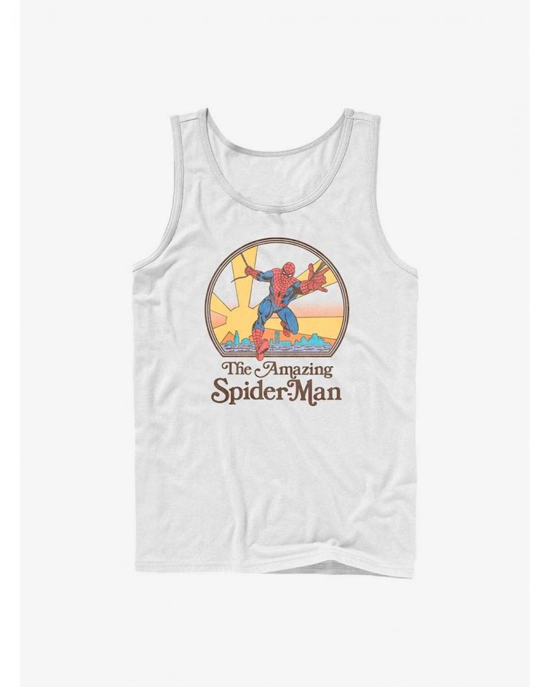 Marvel Spider-Man 70's Throwback Tank $9.16 Tanks