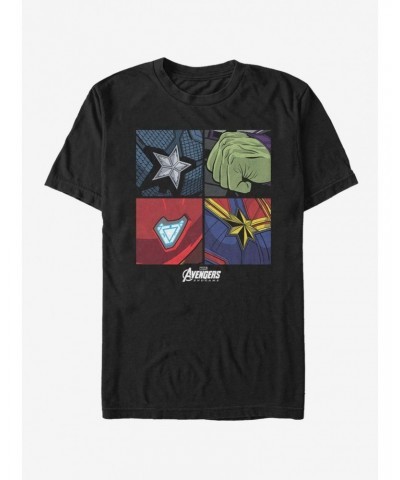 Marvel Avengers Endgame Hero Emblems T-Shirt $6.31 T-Shirts