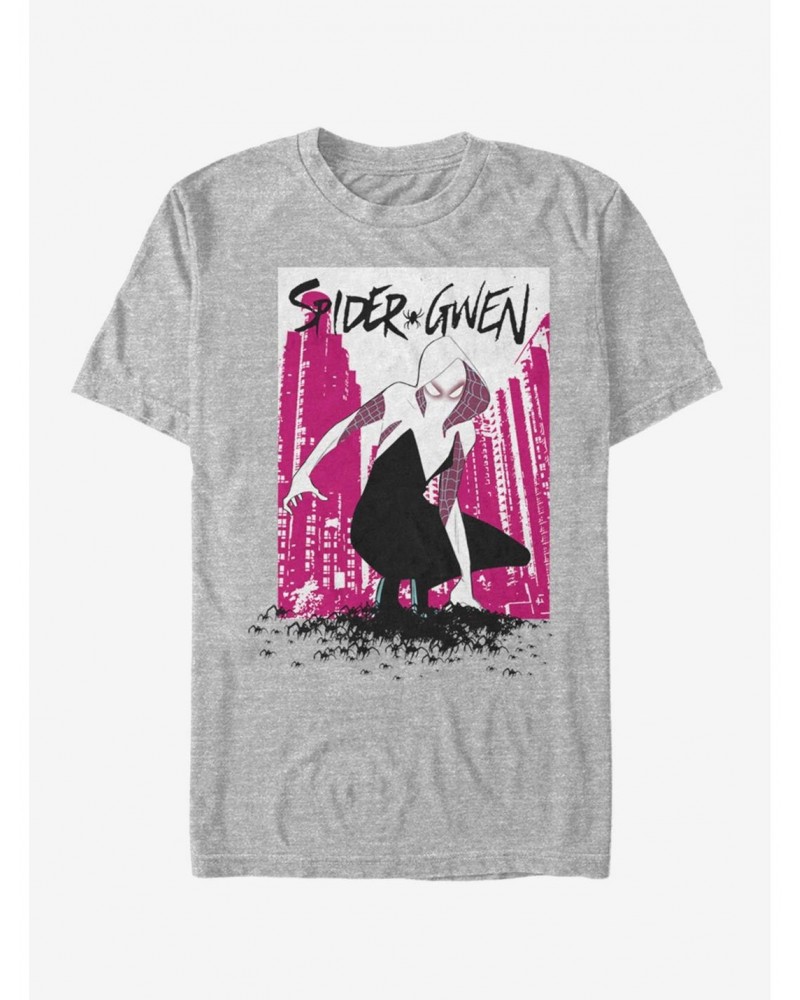 Marvel Spider-Man: Into The Spider-Verse Spider-Gwen Seperated T-Shirt $6.88 T-Shirts