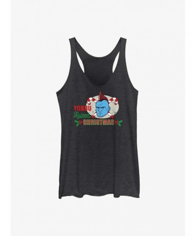 Marvel Guardians of the Galaxy Holiday Special Yondu Ruined Christmas Girls Tank $7.25 Tanks
