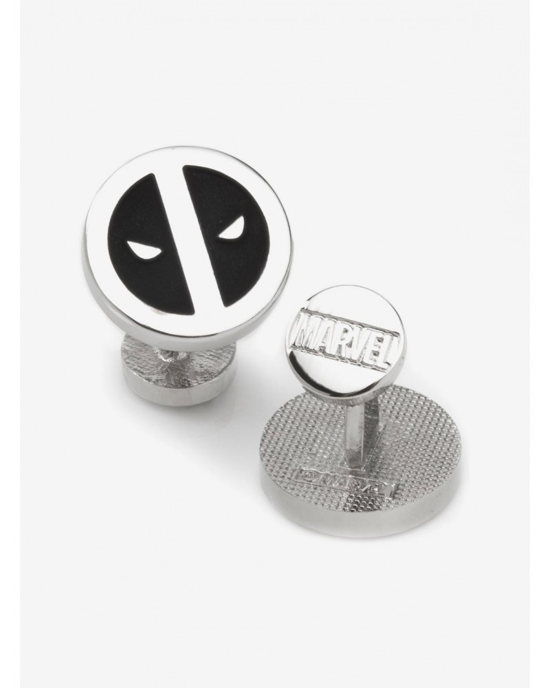 Marvel Deadpool Silver Mask Cufflinks $23.84 Cufflinks