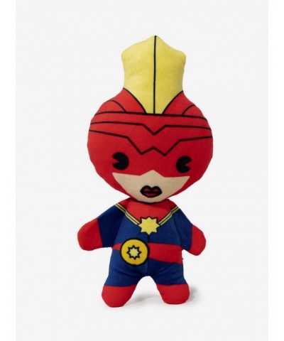 Marvel Captain Marvel Kawaii Standing Pose Plush Squeaker Dog Toy $9.15 Toys