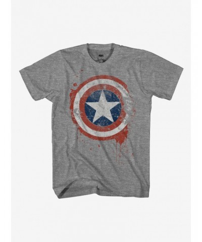 Marvel Captain America Shield T-Shirt $6.69 T-Shirts