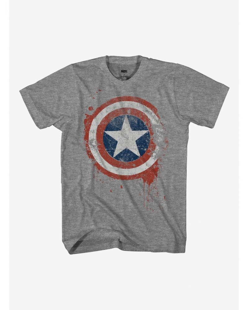 Marvel Captain America Shield T-Shirt $6.69 T-Shirts