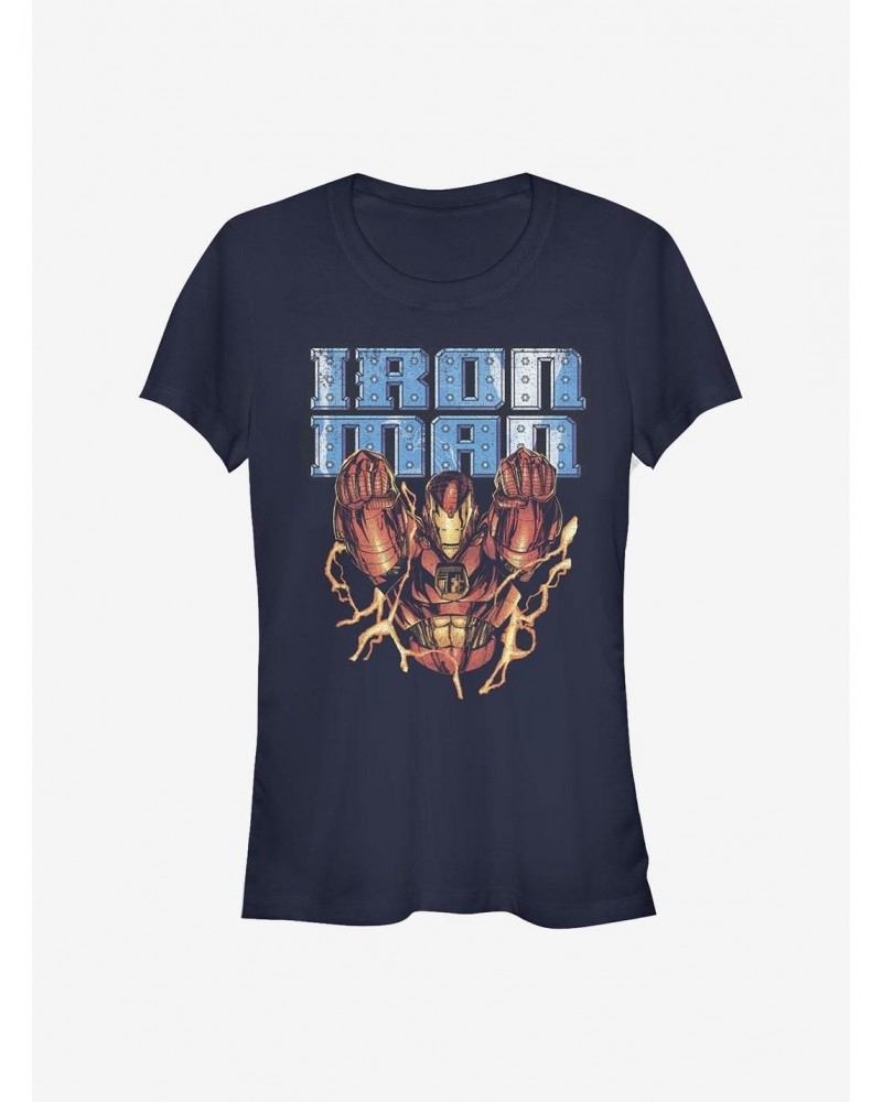 Marvel Iron Man Iron Man Girls T-Shirt $6.18 T-Shirts