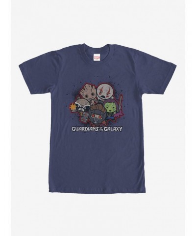 Marvel Guardians of the Galaxy Kawaii T-Shirt $8.22 T-Shirts