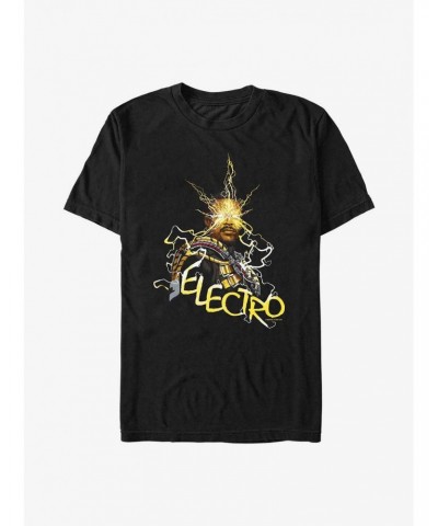 Marvel Spider-Man: No Way Home Electrical Electro T-Shirt $7.84 T-Shirts