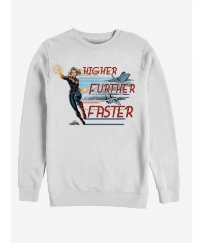 Marvel Captain Marvel Stream Jets Sweatshirt $13.87 Sweatshirts