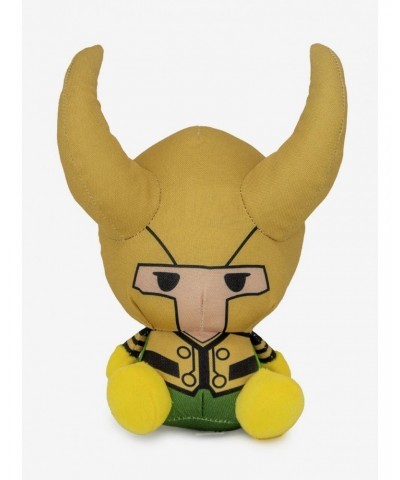 Marvel Loki Kawaii Full Body Sitting Pose Plush Squeaker Dog Toy $12.00 Toys