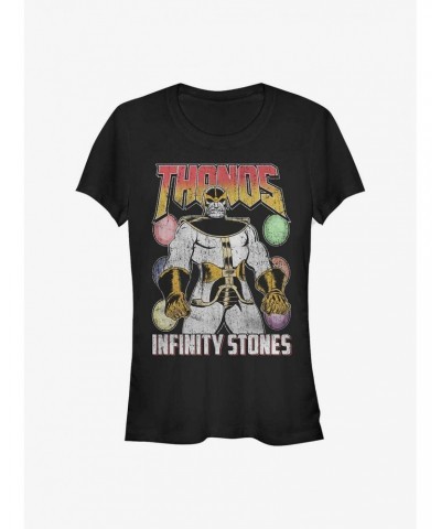 Marvel The Avengers Thanos Infinity Stones Girls T-Shirt $8.37 T-Shirts