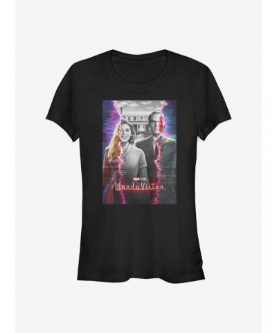 Marvel WandaVision Teaser Poster Girls T-Shirt $8.76 T-Shirts