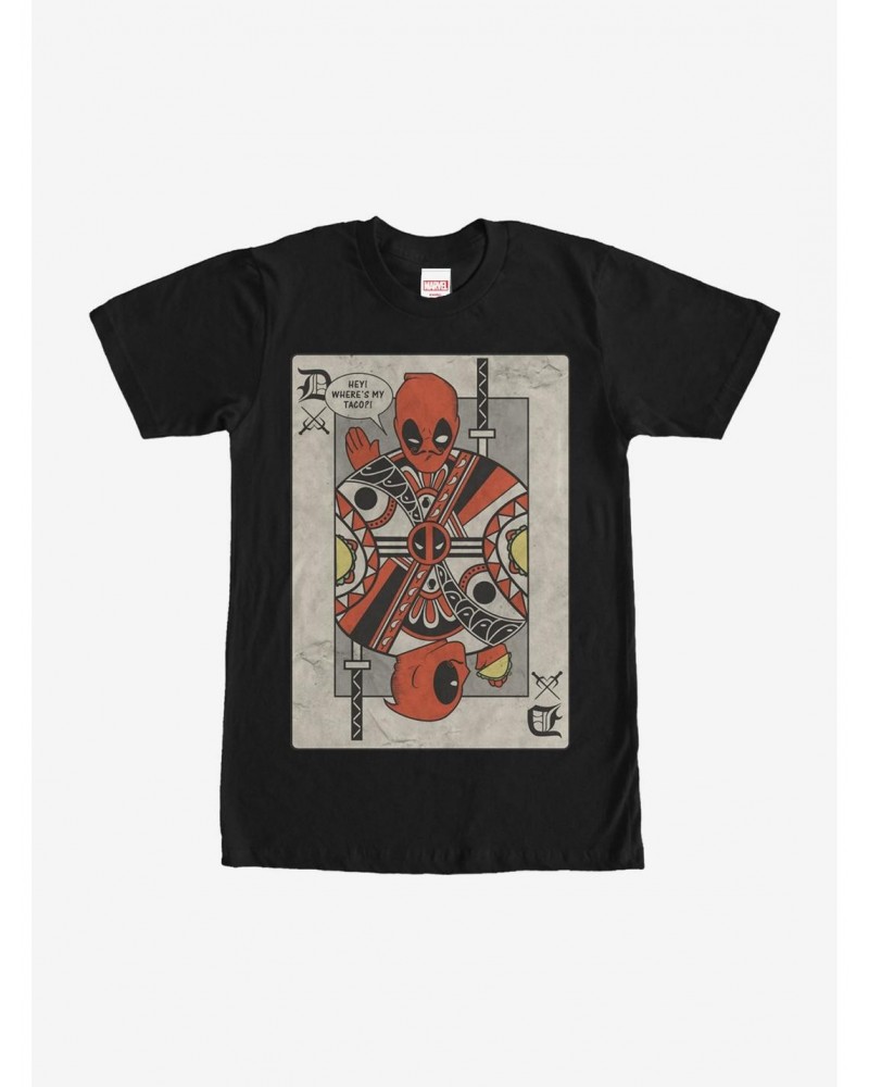 Marvel Deadpool Playing Card T-Shirt $5.74 T-Shirts