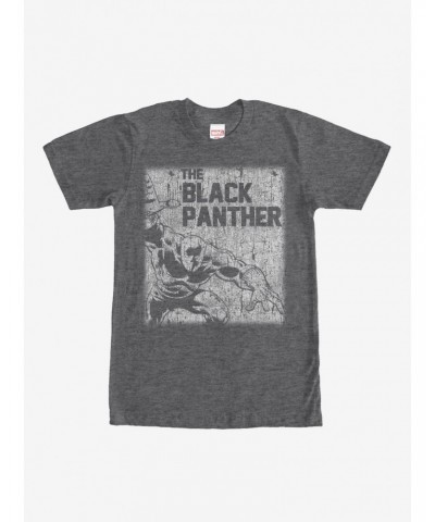 Marvel Black Panther Chalk Print T-Shirt $7.65 T-Shirts