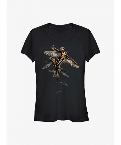 Marvel Ant-Man Wasp Flight Girls T-Shirt $7.77 T-Shirts