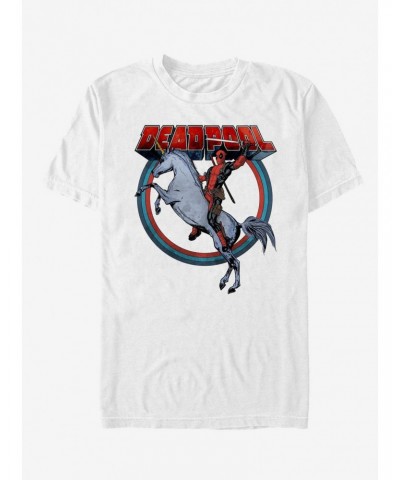 Marvel Deadpool On Unicorn T-Shirt $6.69 T-Shirts