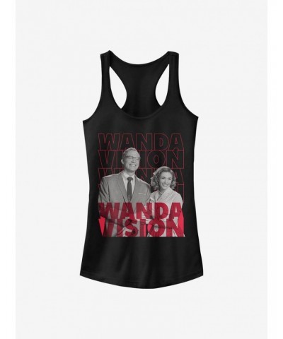 Marvel WandaVision Repeating Text Girls Tank $9.36 Tanks