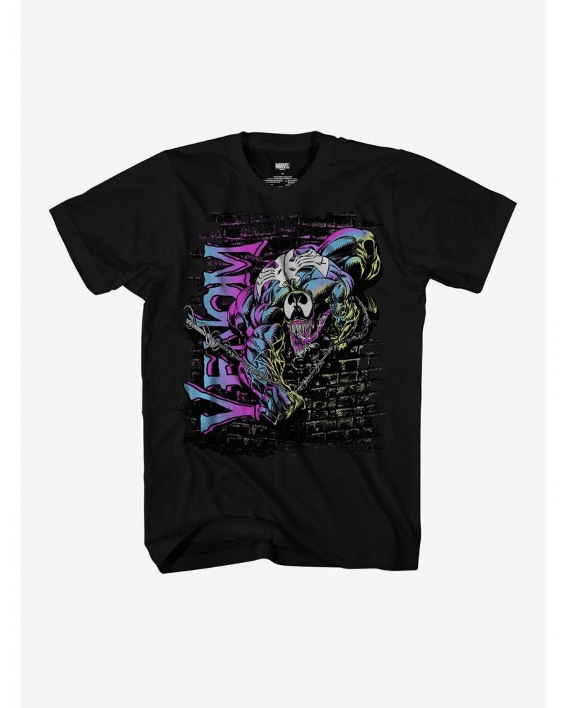 Marvel Venom Brick Wall T-Shirt $9.18 T-Shirts