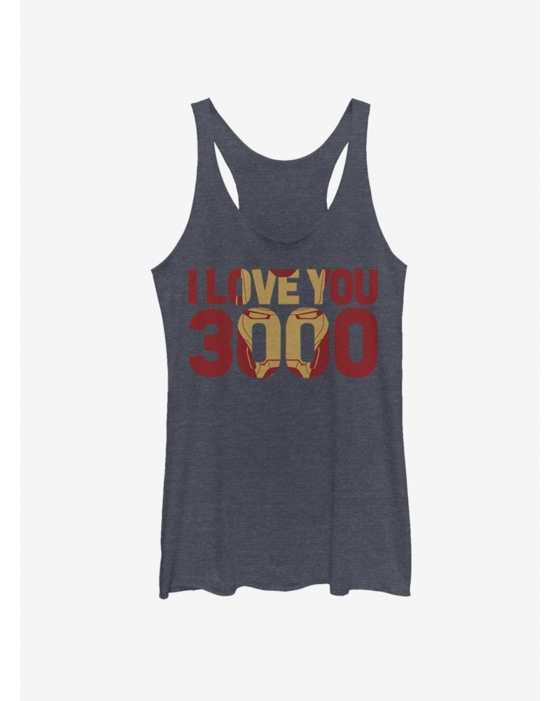 Marvel Avengers: Endgame Iron Man Love You 3000 Girls Tank $8.29 Tanks