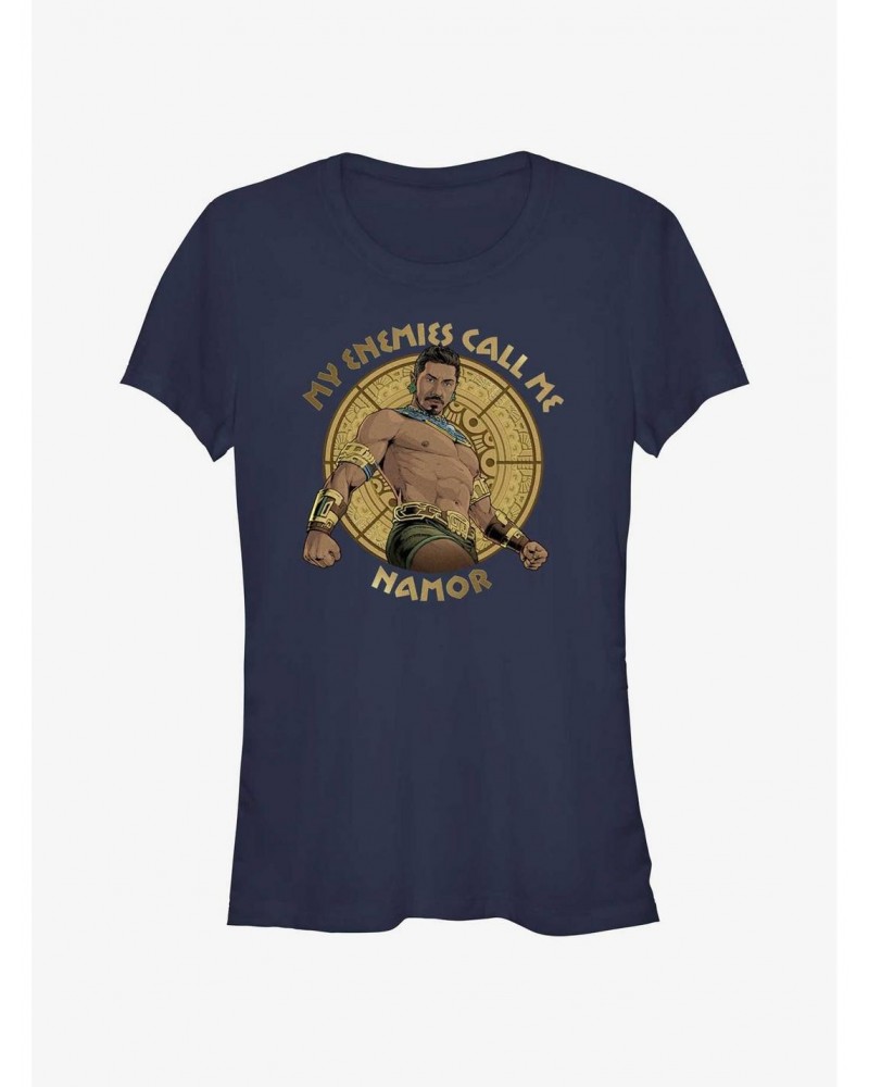 Marvel Black Panther: Wakanda Forever Call Me Namor Girls T-Shirt $7.77 T-Shirts