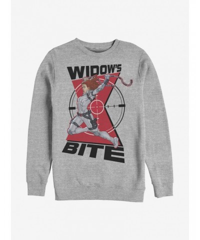 Marvel Black Widow Widow Bite Crew Sweatshirt $13.28 Sweatshirts