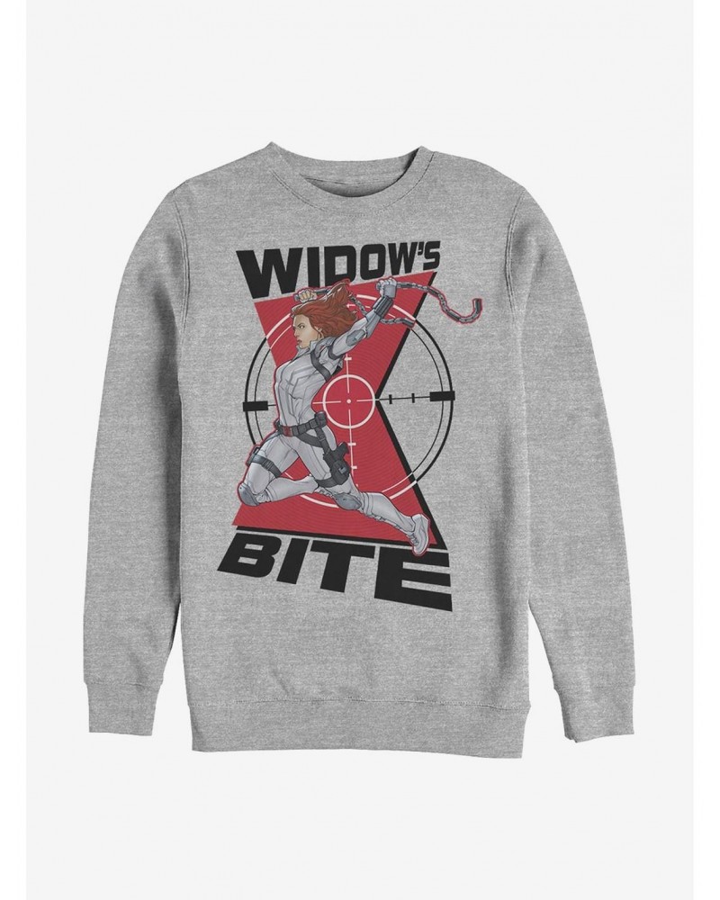 Marvel Black Widow Widow Bite Crew Sweatshirt $13.28 Sweatshirts