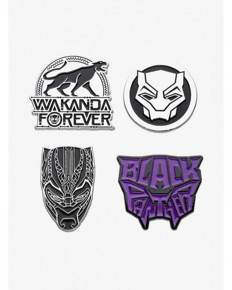 Marvel Black Panther Wakanda Forever Enamel Pin Set $10.46 Pin Set