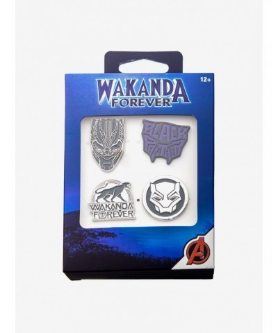 Marvel Black Panther Wakanda Forever Enamel Pin Set $10.46 Pin Set