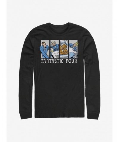 Marvel Fantastic Four Fantastic Comic Long-Sleeve T-Shirt $12.11 T-Shirts