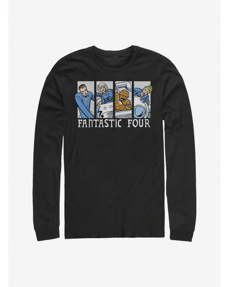 Marvel Fantastic Four Fantastic Comic Long-Sleeve T-Shirt $12.11 T-Shirts