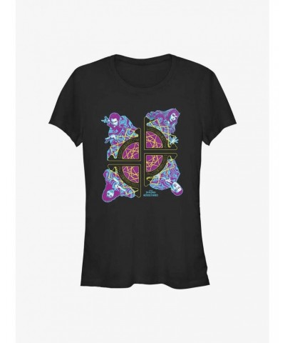 Marvel Doctor Strange In The Multiverse Of Madness Group Badge Girls T-Shirt $5.98 T-Shirts