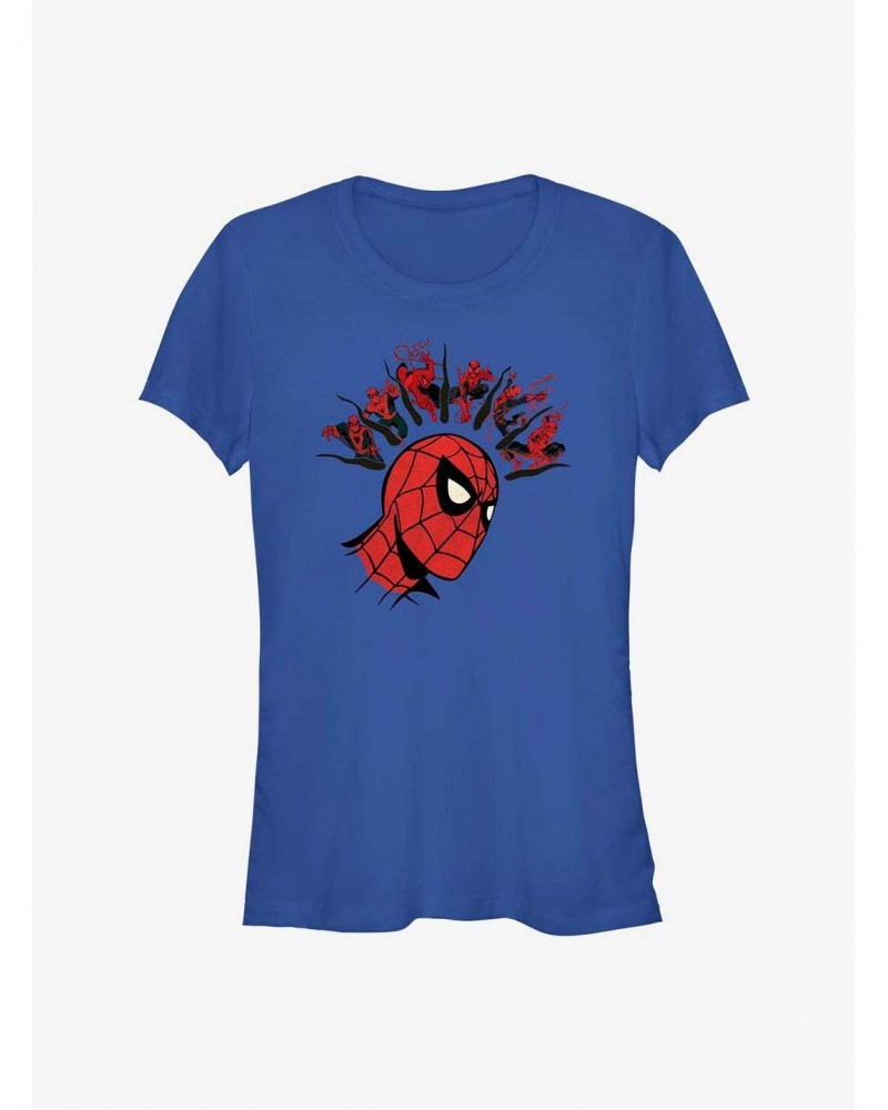 Marvel Spider-Man 60th Anniversary Spidey Senses Girls T-Shirt $6.97 T-Shirts