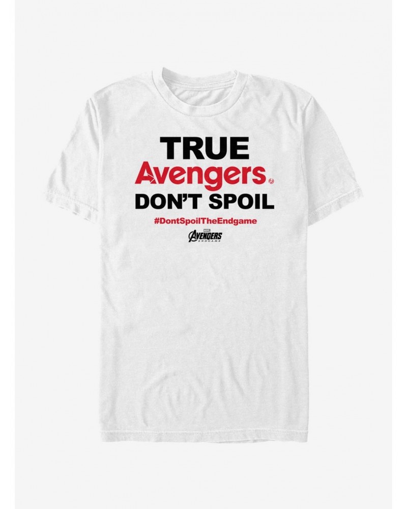 Marvel Avengers: Endgame Do Not Spoil T-Shirt $6.31 T-Shirts