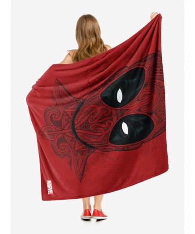 Marvel Deadpool Flourishing Deadpool Throw Blanket $22.76 Blankets