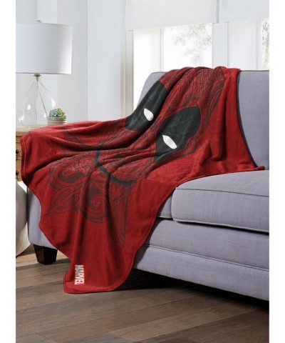 Marvel Deadpool Flourishing Deadpool Throw Blanket $22.76 Blankets