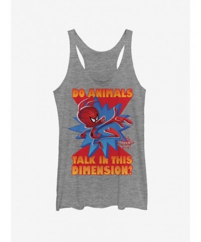 Marvel Spider-Man: Into The Spider-Verse Spider-Ham Girls Tank Top $6.22 Tops