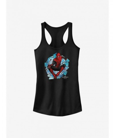 Marvel Spider-Man Spinning Webs Girls Tank $7.37 Tanks