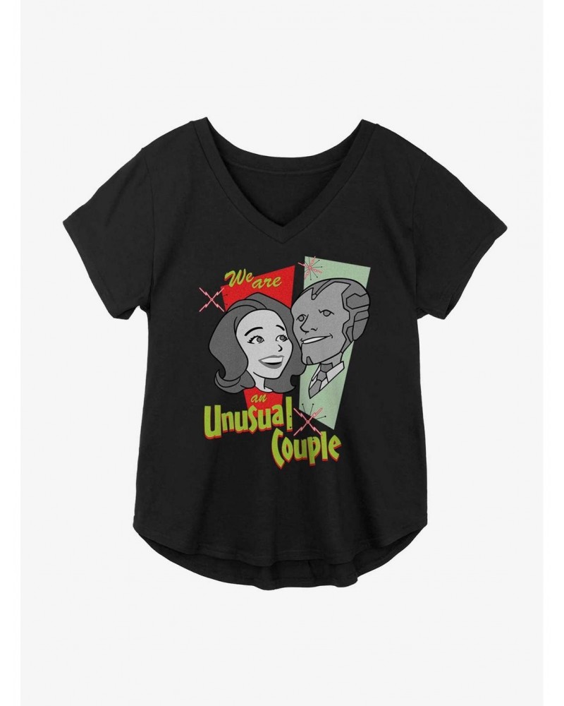 Marvel WandaVision Paired Couple Girls Plus Size T-Shirt $10.17 T-Shirts