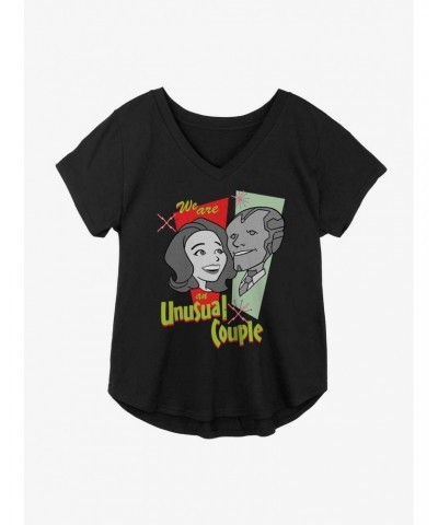 Marvel WandaVision Paired Couple Girls Plus Size T-Shirt $10.17 T-Shirts