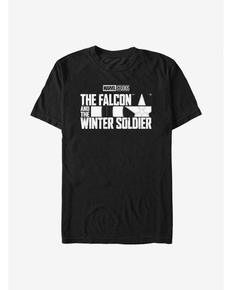 Marvel The Falcon And The Winter Soldier Logo T-Shirt $8.60 T-Shirts