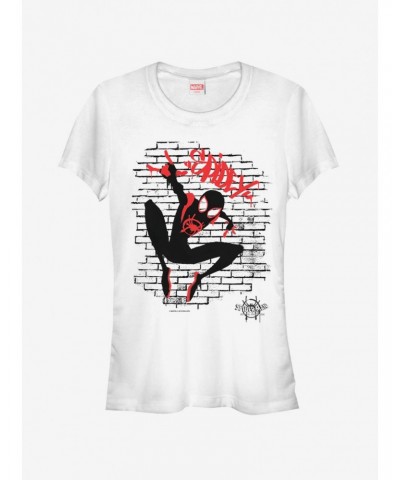 Marvel Spider-Man Spider-Verse Tag Spidey Womens T-Shirt $6.37 T-Shirts