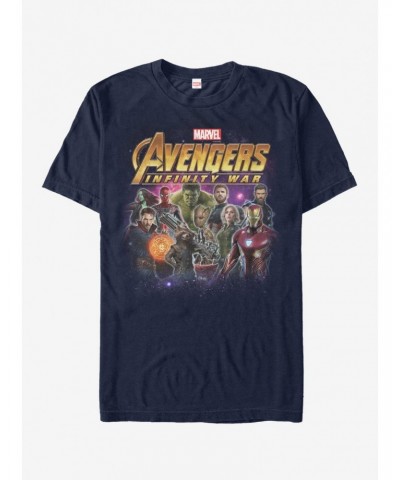 Marvel Avengers: Infinity War Character Shot T-Shirt $7.27 T-Shirts