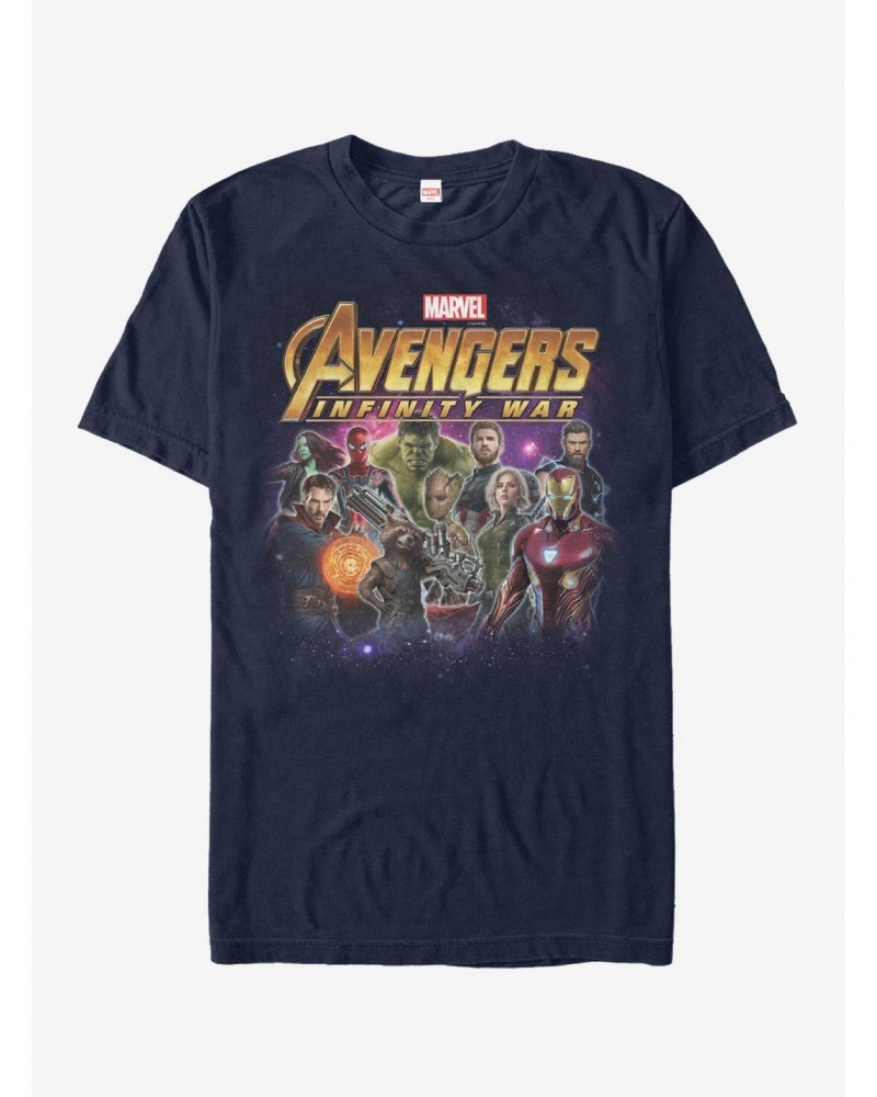 Marvel Avengers: Infinity War Character Shot T-Shirt $7.27 T-Shirts